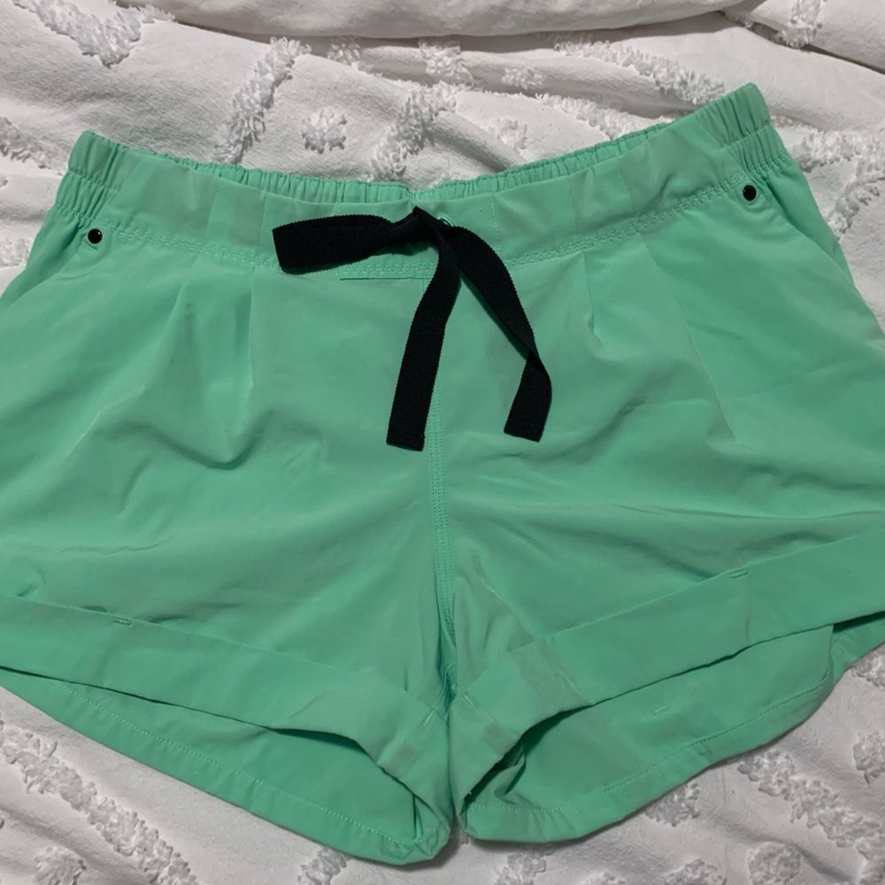 GUC lululemon athletica Bright Green Athletic Shorts